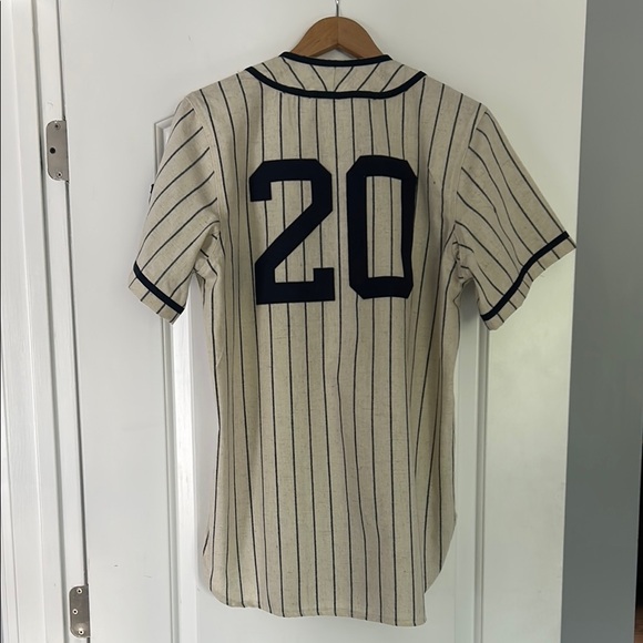 Mitchell & Ness Homestead Grays #20 Pinstripe Baseball Jersey - Picture 3 of 5